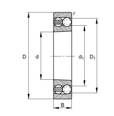 Ե 2219-K-M-C3,  DIN 630 ׼Ҫߴ, ׶ף׶ 1:12